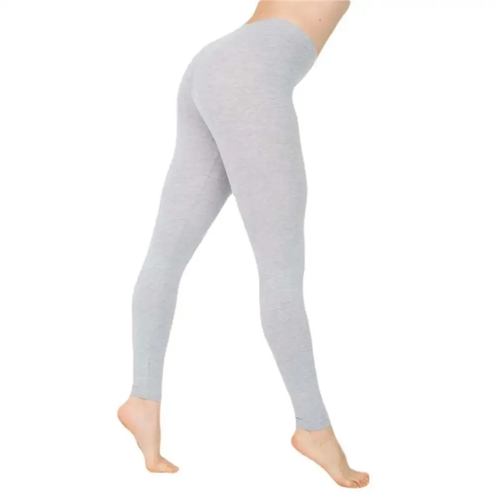 40%HOTLadies Solid Color Elastic High Waist Slim Leggings Yoga High Elastic Sports Fitness Leggings Hip Running Training Pants P