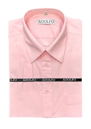 ADOLFO REGULAR FIT DRESS SHIRT-PINK