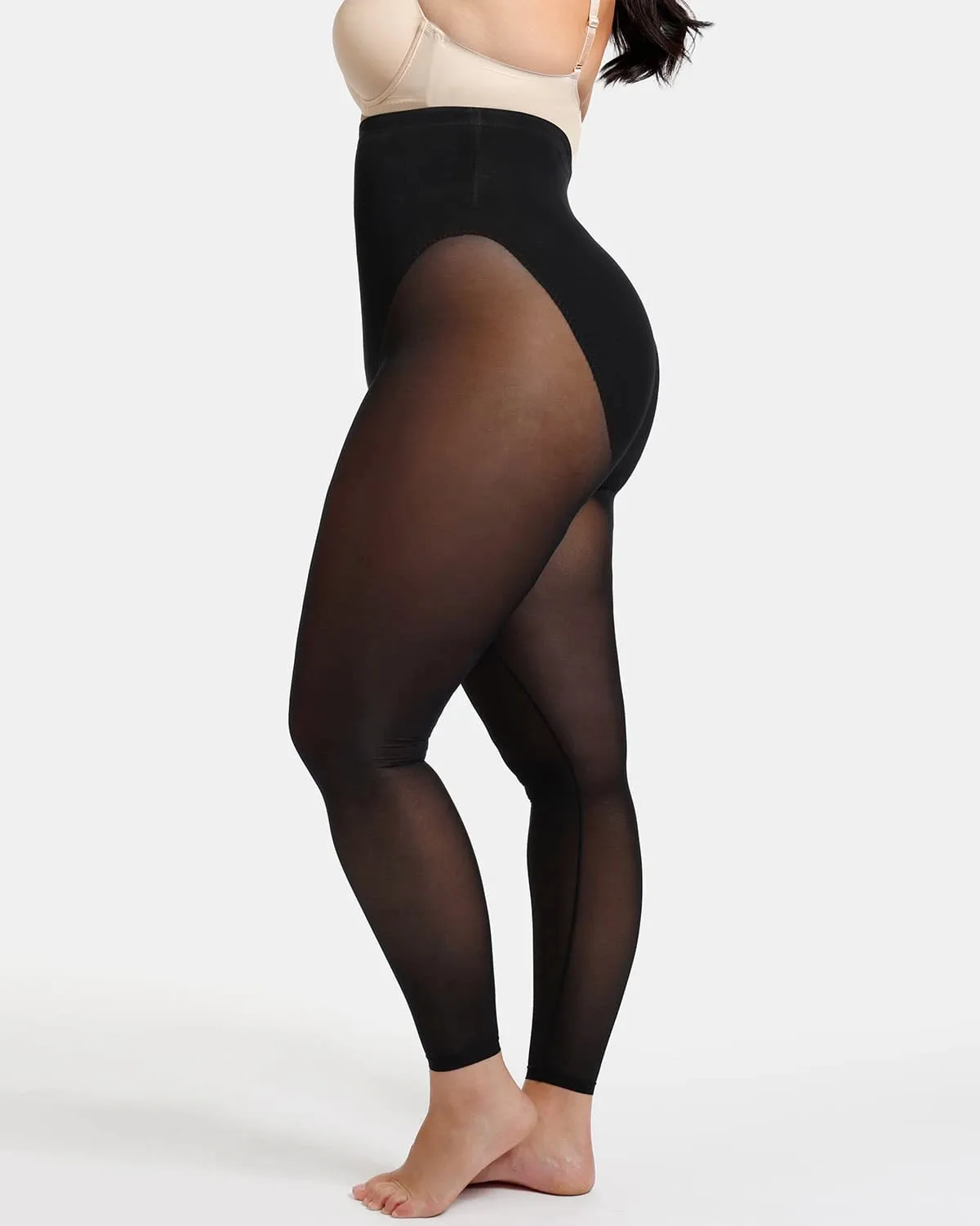 AirSlim® Semi-Sheer Mesh Smoothing Legging