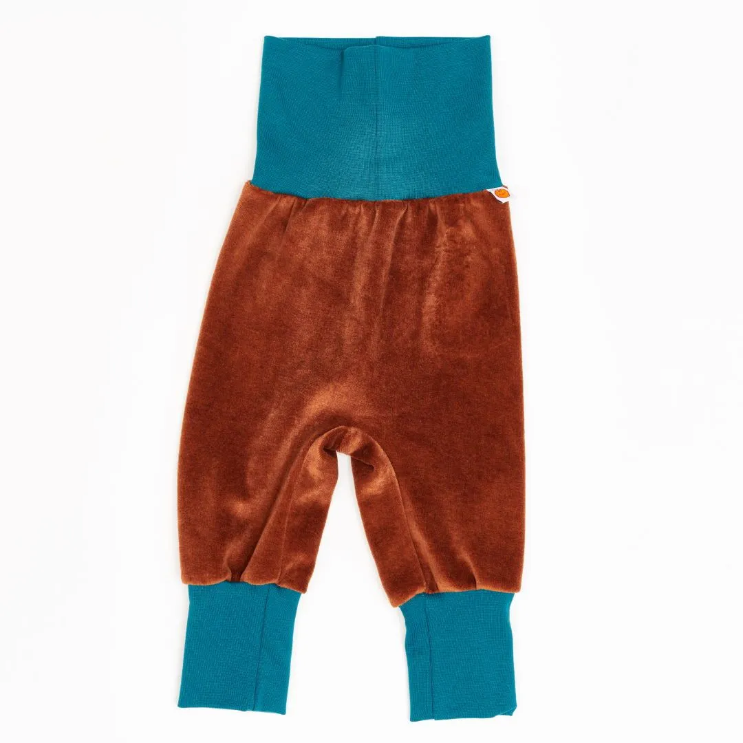 Baby pants "Nicki Copper/Petrol"