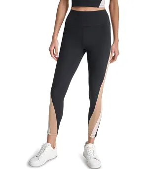 Balance Compression Super High Waist 7/8 Colorblock Tights Black/Praline/Oat