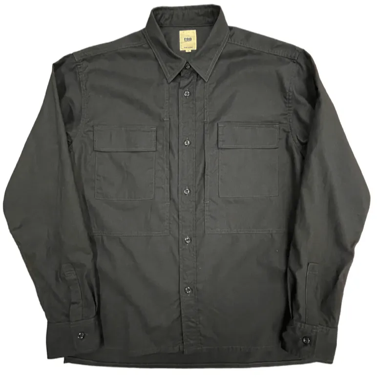 Black Cotton Field L/S Shirt