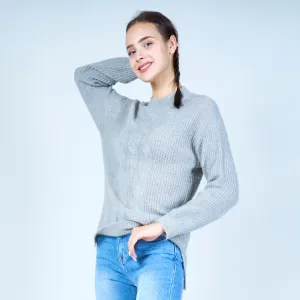 Classic cable knit sweater wholesale