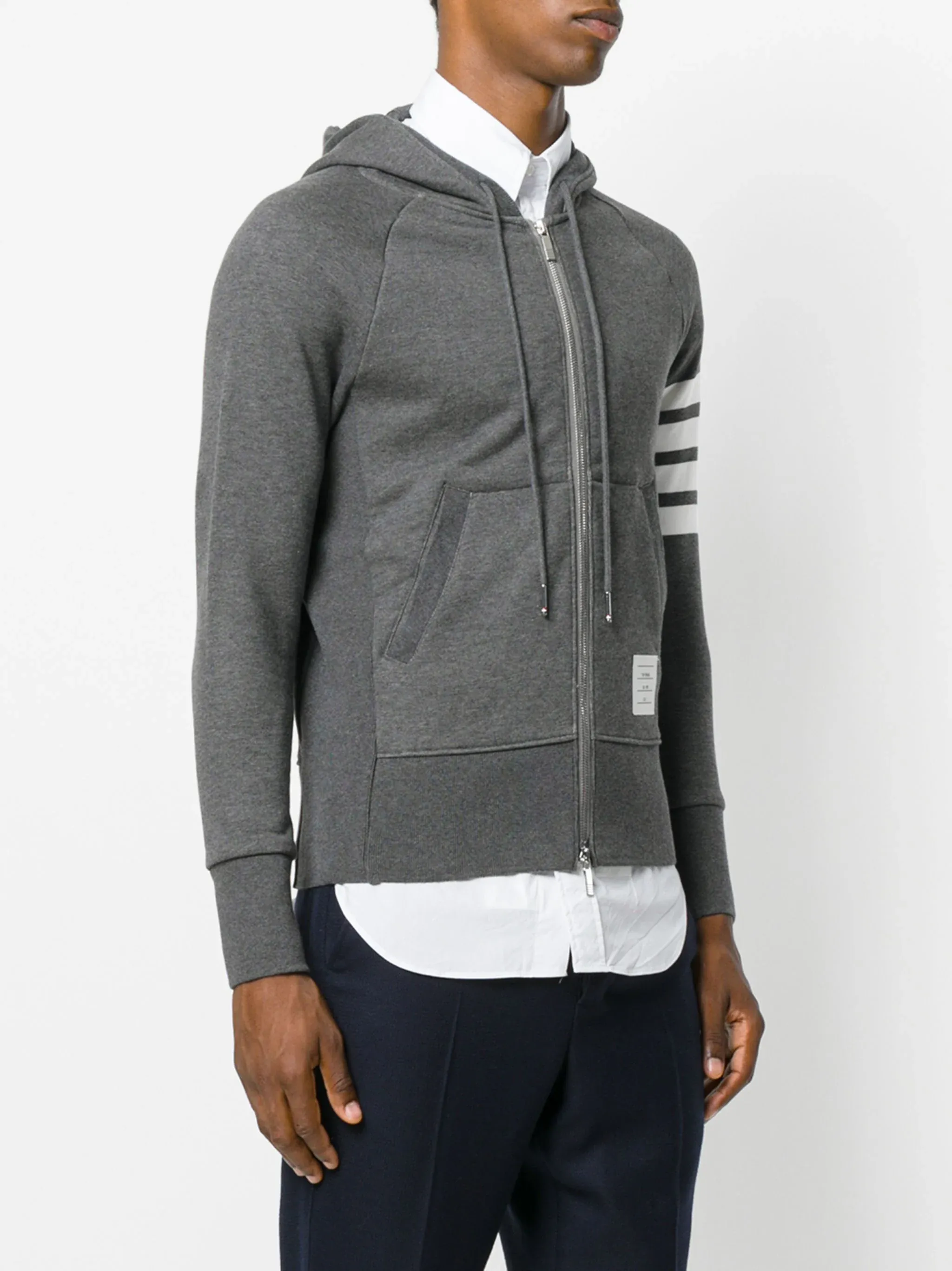 Classic Loopback 4-Bar Full Zip Hoodie