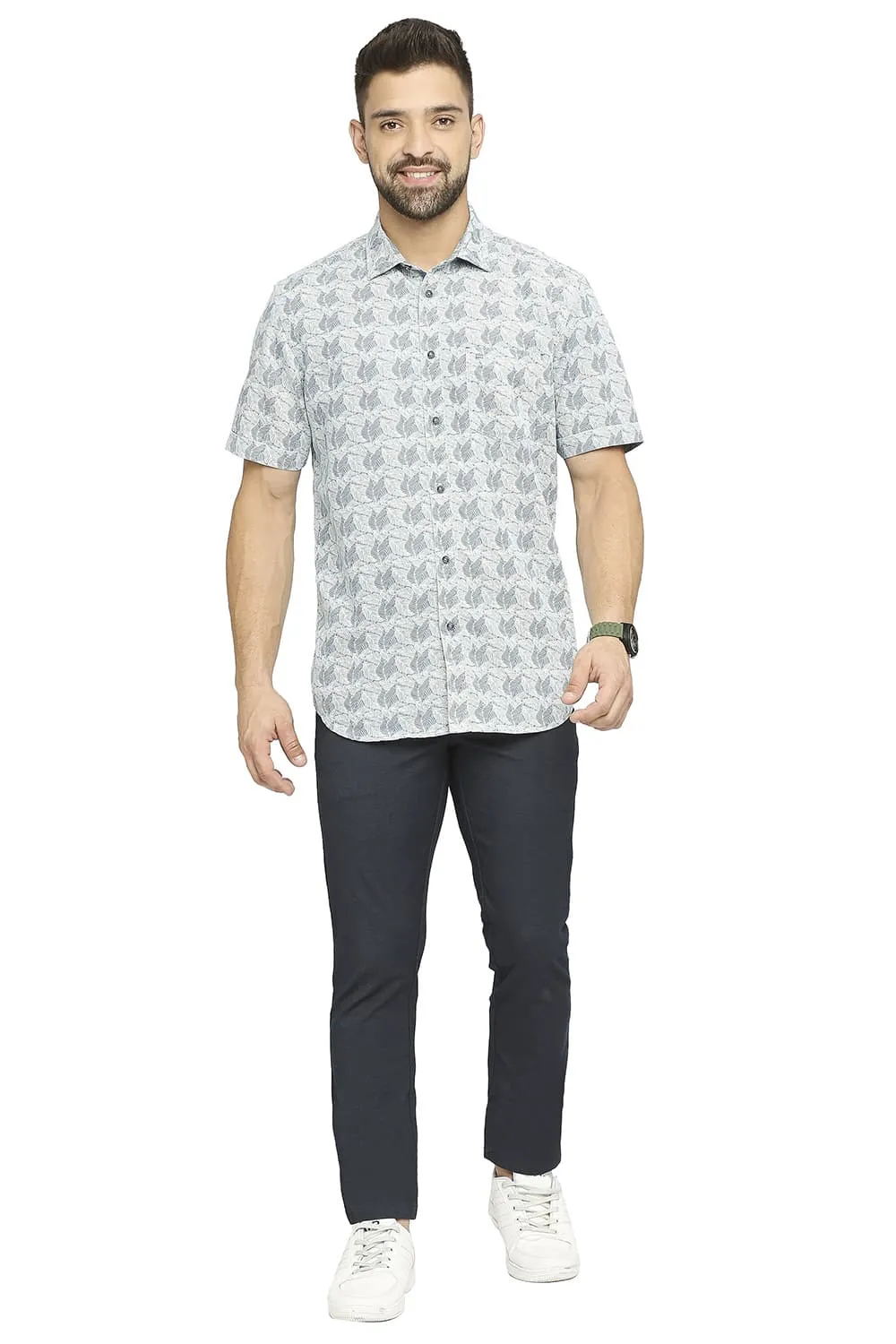 Cotton Sulphur Halfsleeves Shirt