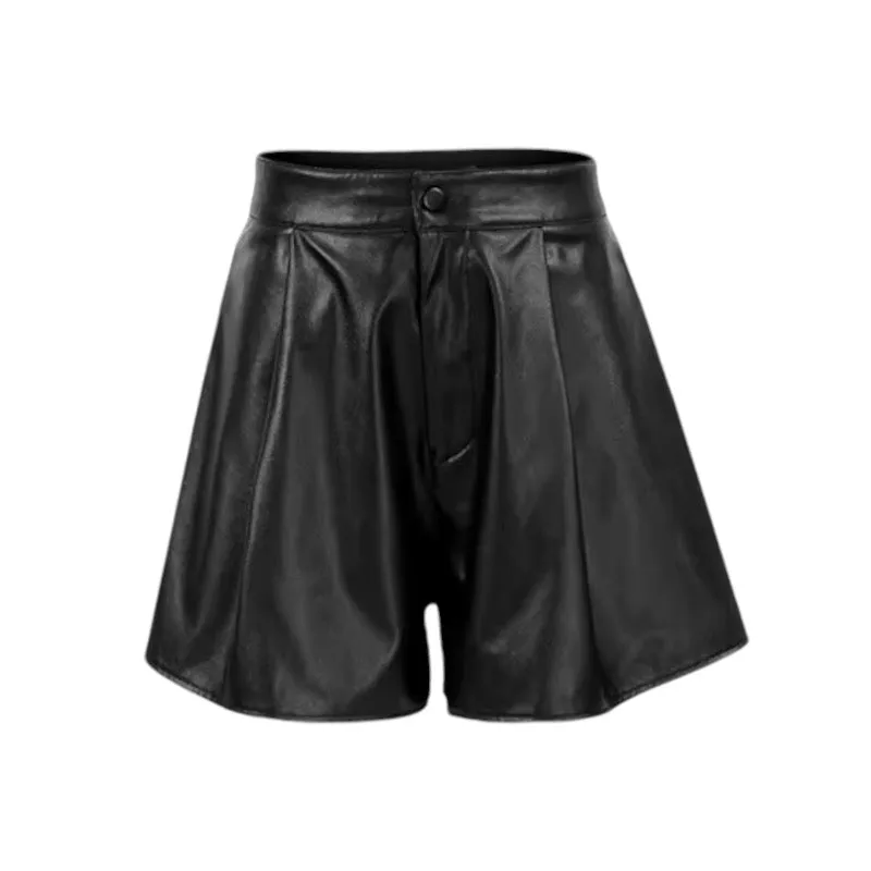 Dorothy High-Waisted Eco Leather Shorts