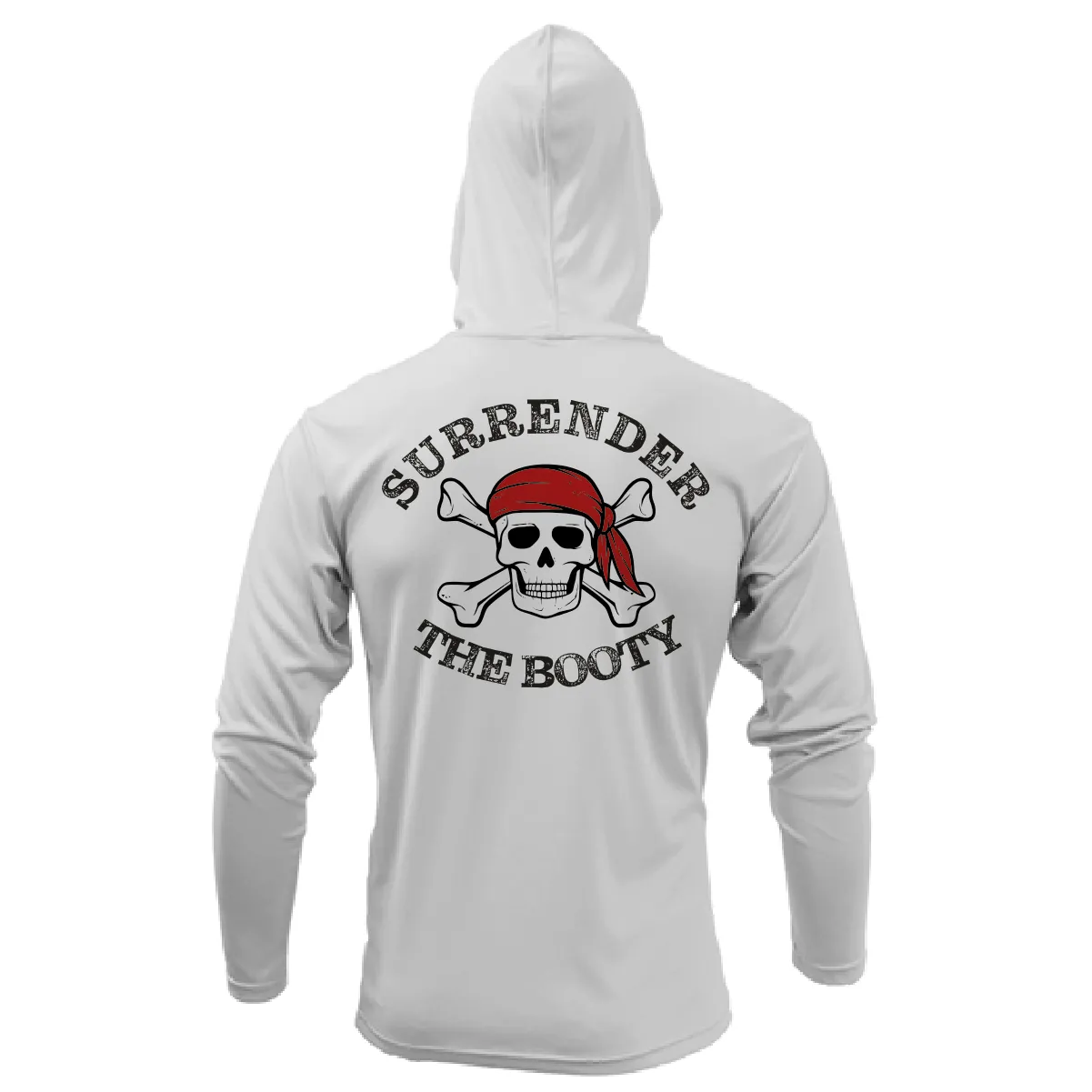 Florida Freshwater Born "Surrender The Booty" Men's Long Sleeve UPF 50  Dry-Fit Hoodie