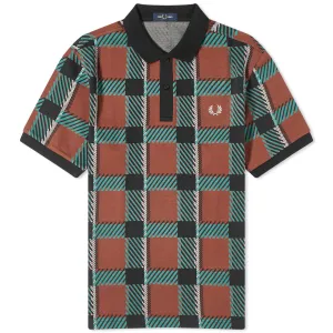 Fred Perry Llitch Tartan Polo, Brown