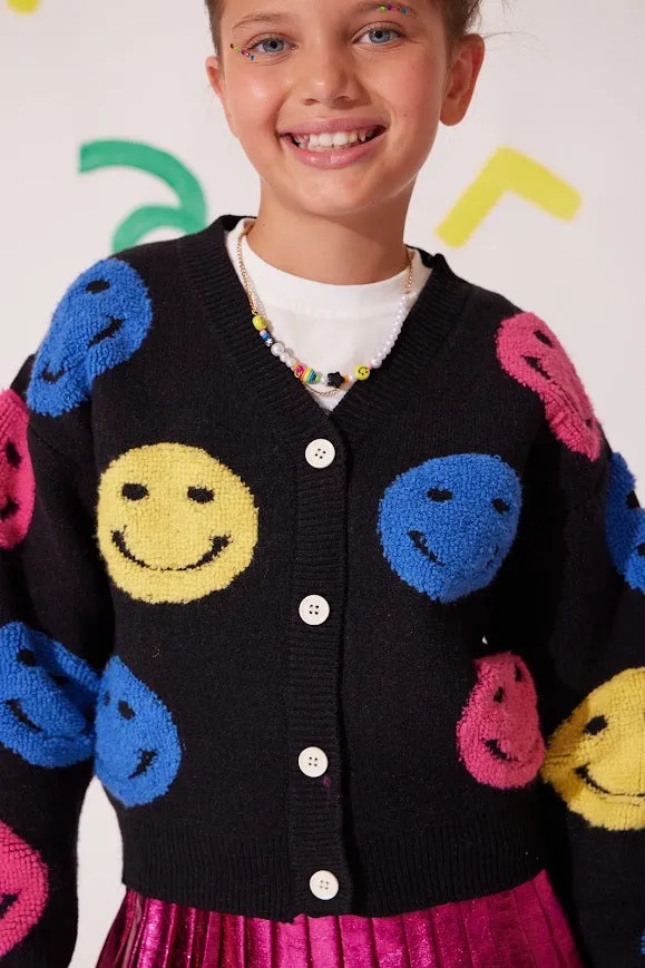 Happy Emoji Cardigan