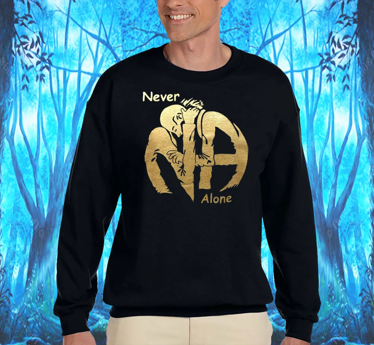 Hugs Never Alone Sweatshirt