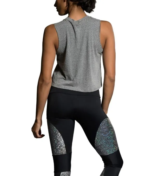 Last Chance! Onzie Hot Yoga Muscle Tank 3019  Mandala Grey