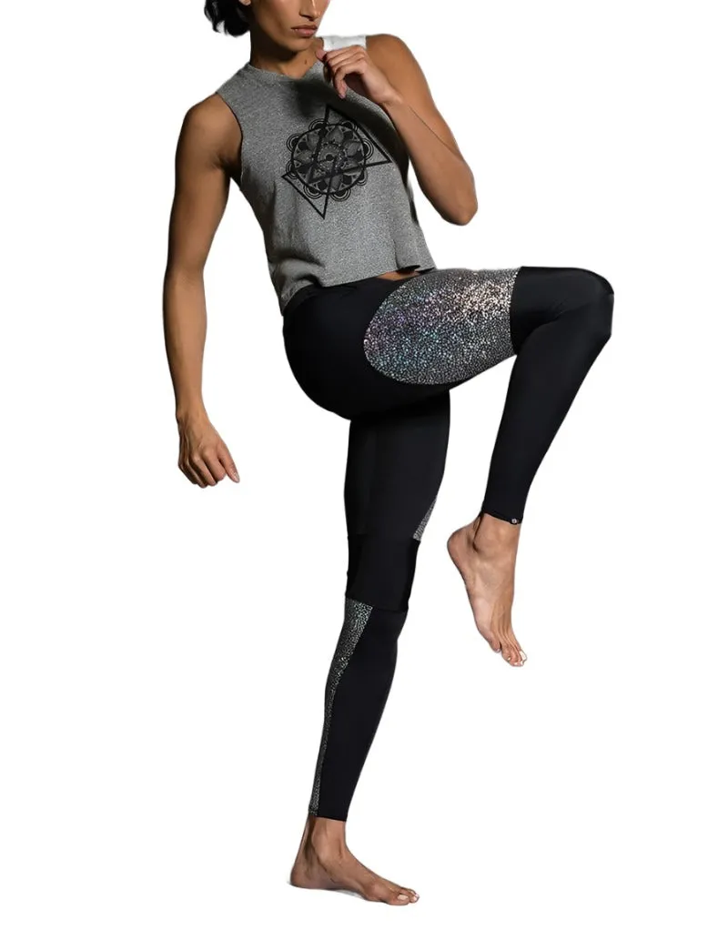 Last Chance! Onzie Hot Yoga Muscle Tank 3019  Mandala Grey