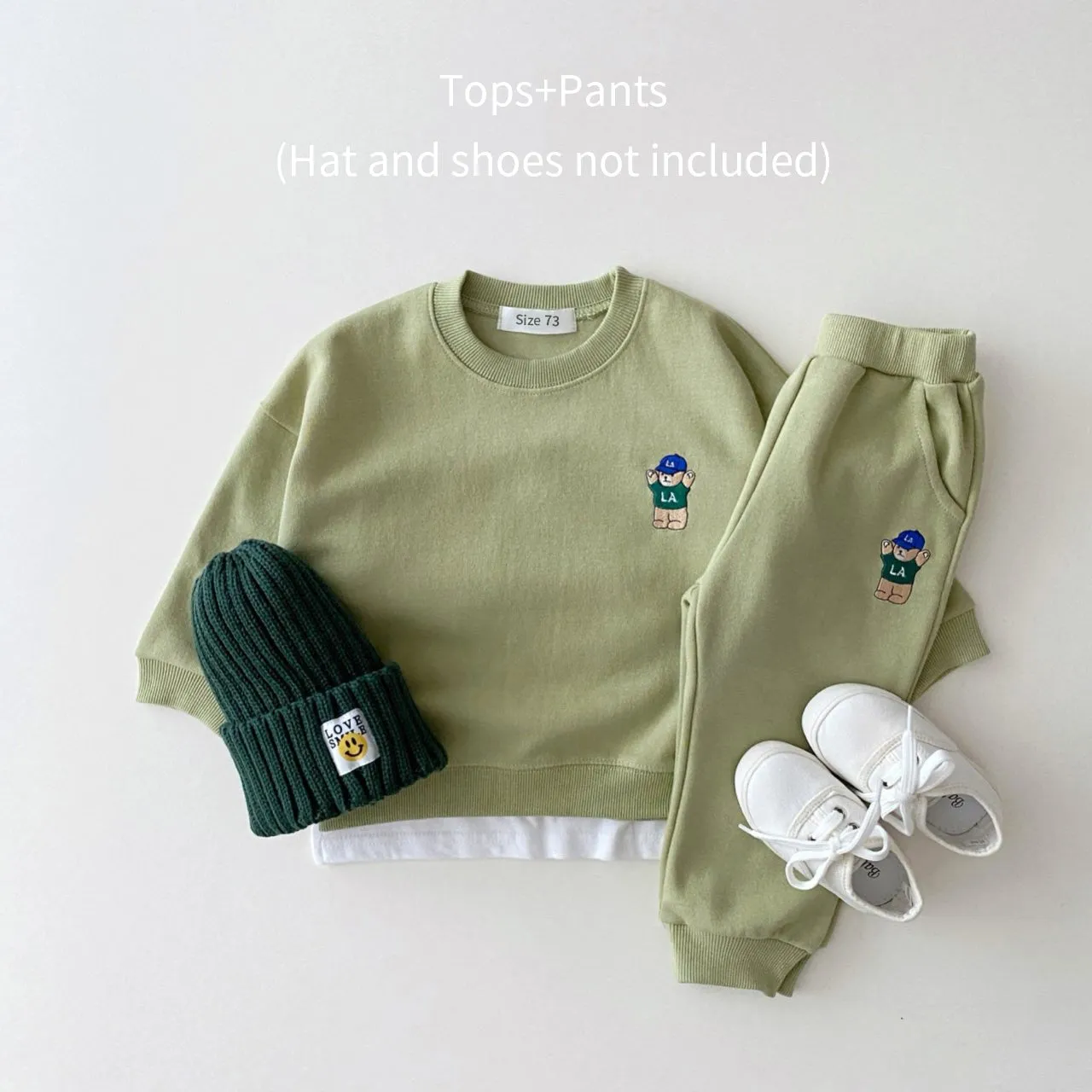 Little LA Bear Sweatshirt Jogger Pants Set