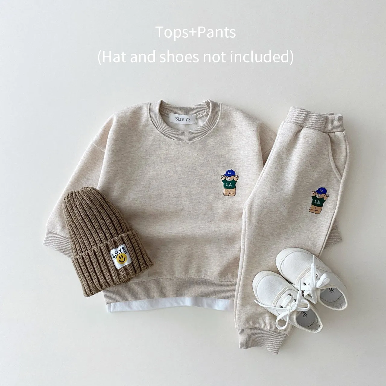 Little LA Bear Sweatshirt Jogger Pants Set