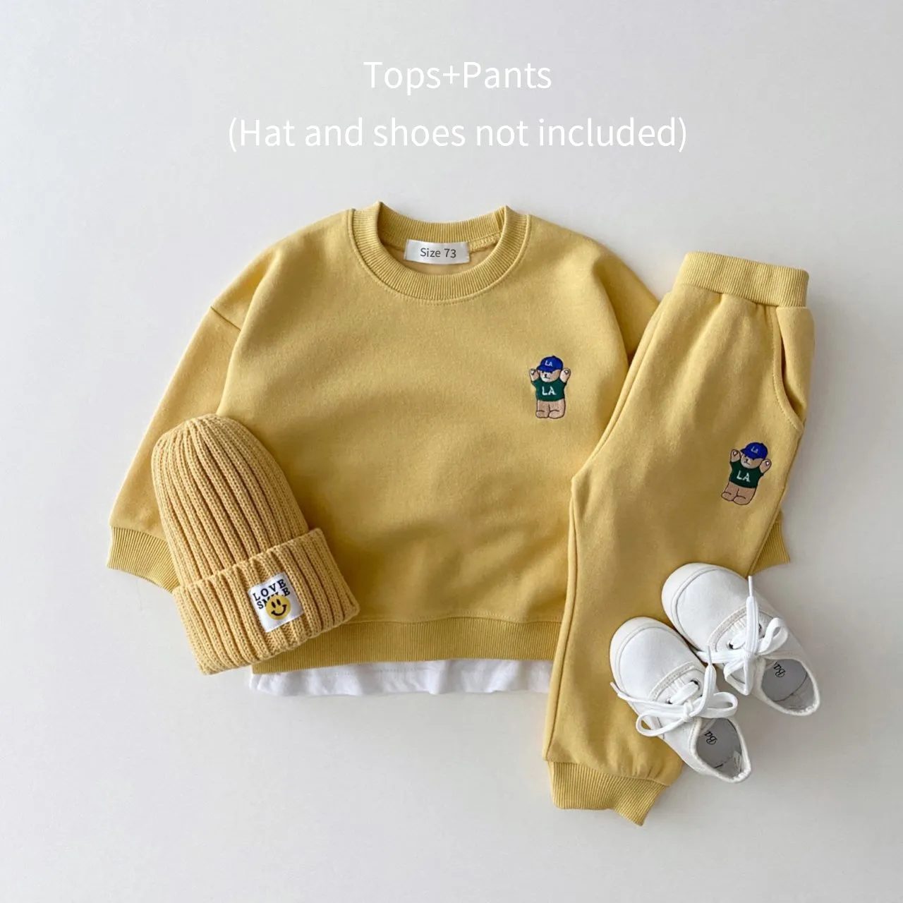 Little LA Bear Sweatshirt Jogger Pants Set