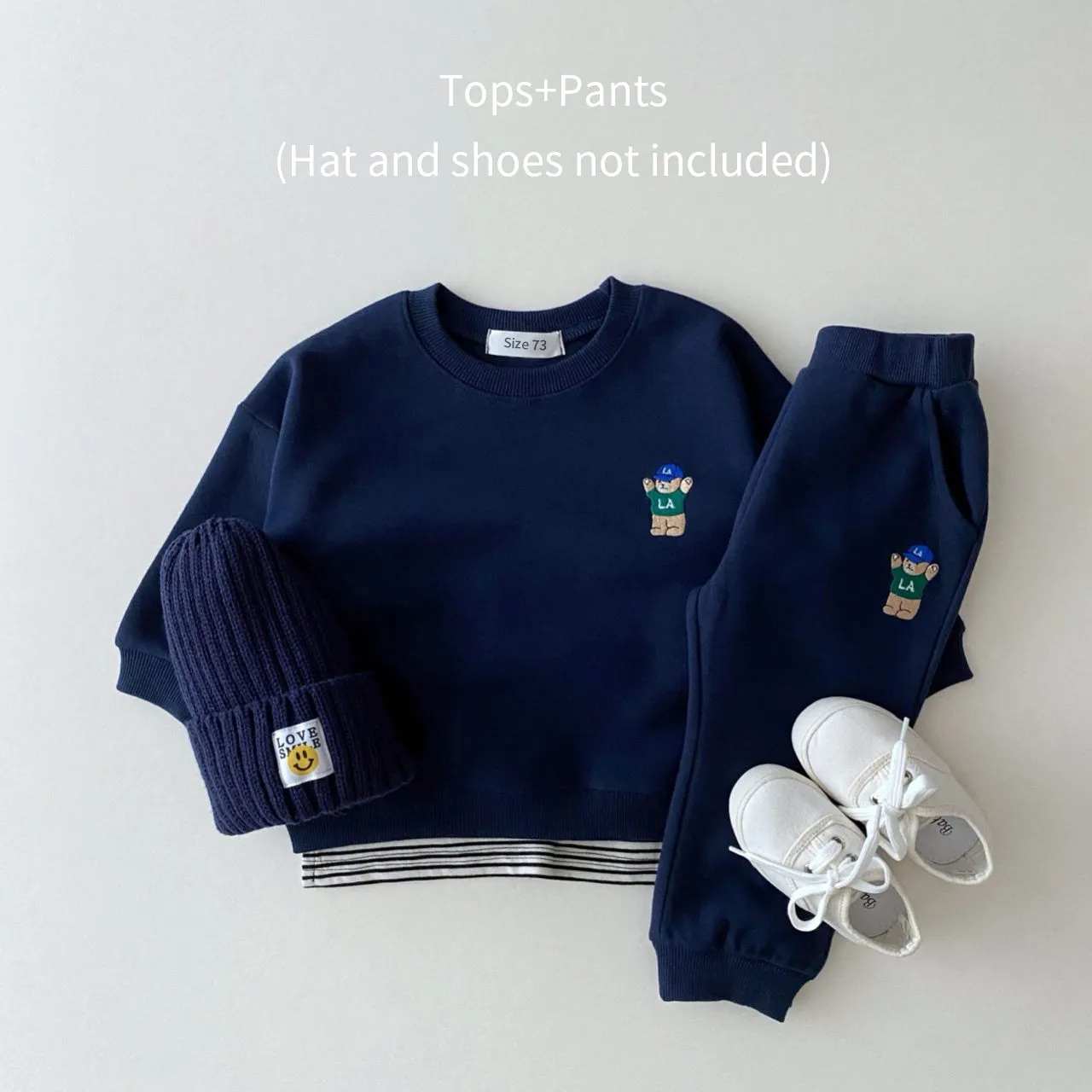 Little LA Bear Sweatshirt Jogger Pants Set