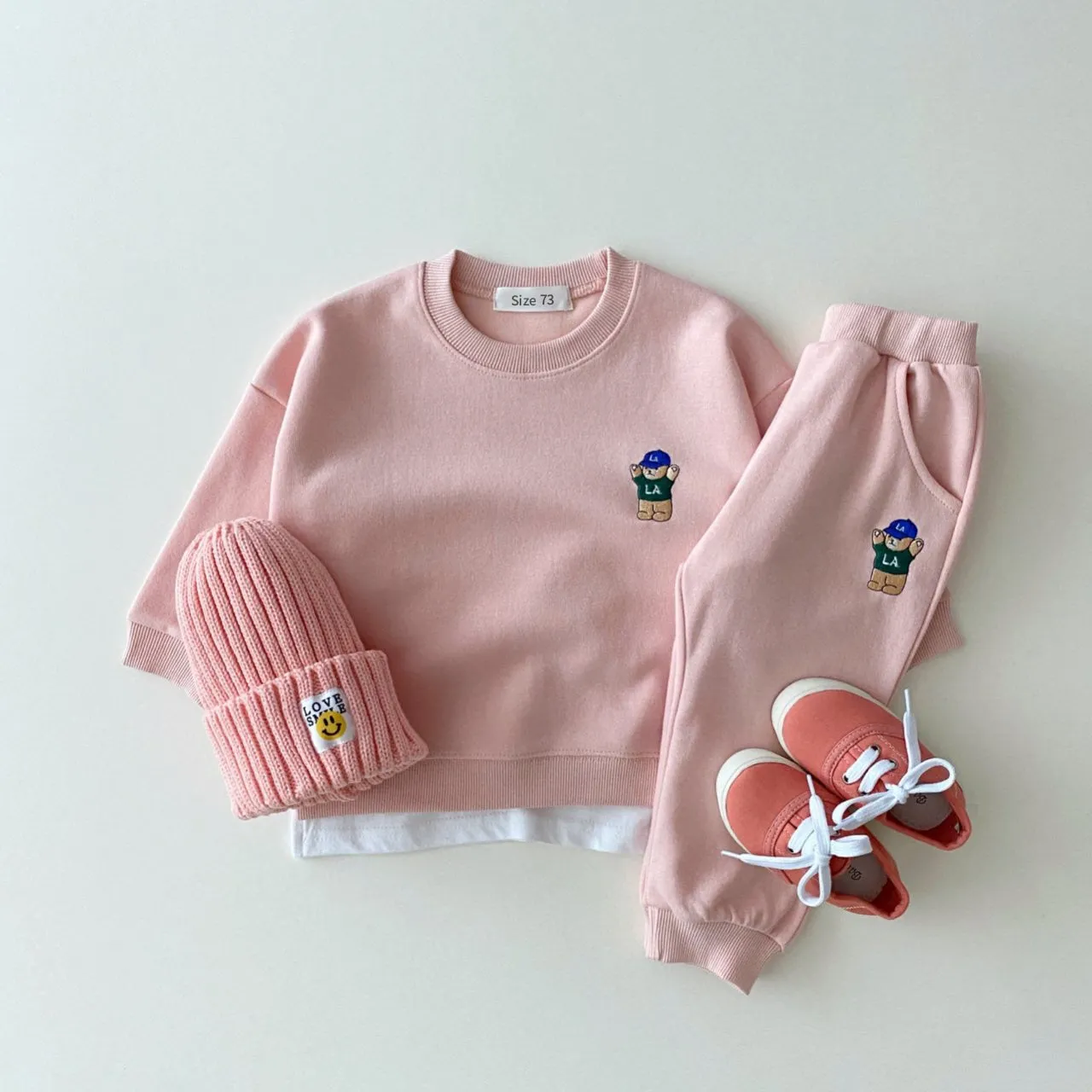 Little LA Bear Sweatshirt Jogger Pants Set