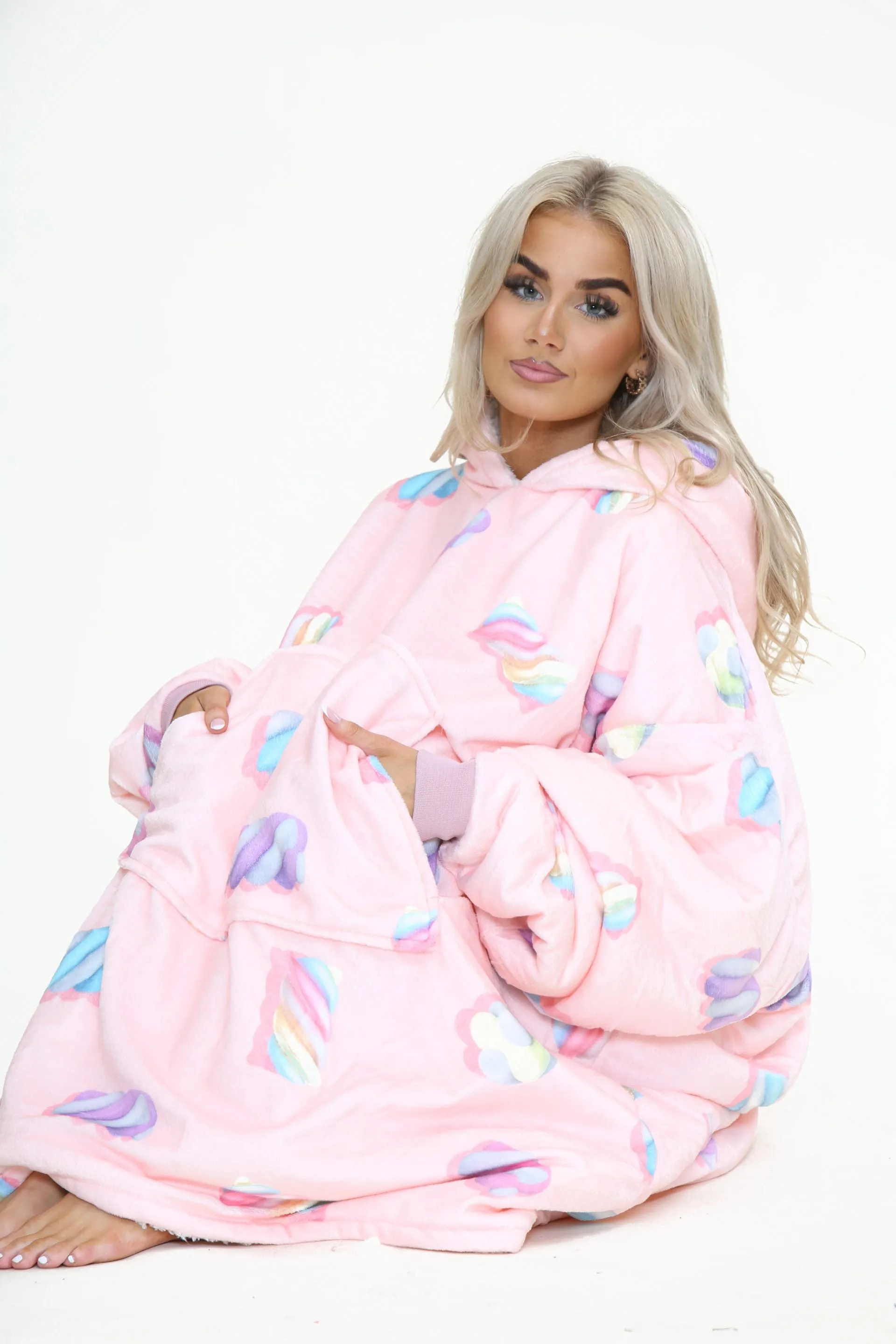 Marshmallow Hoodie Pink