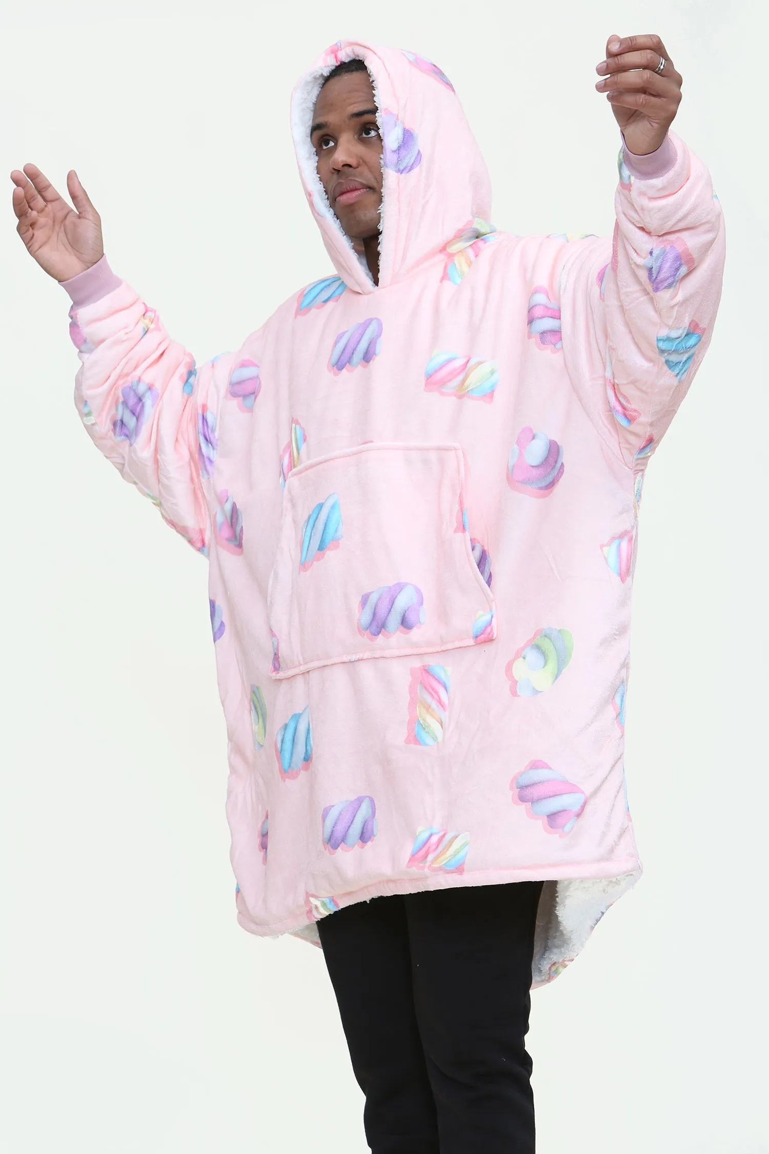 Marshmallow Hoodie Pink