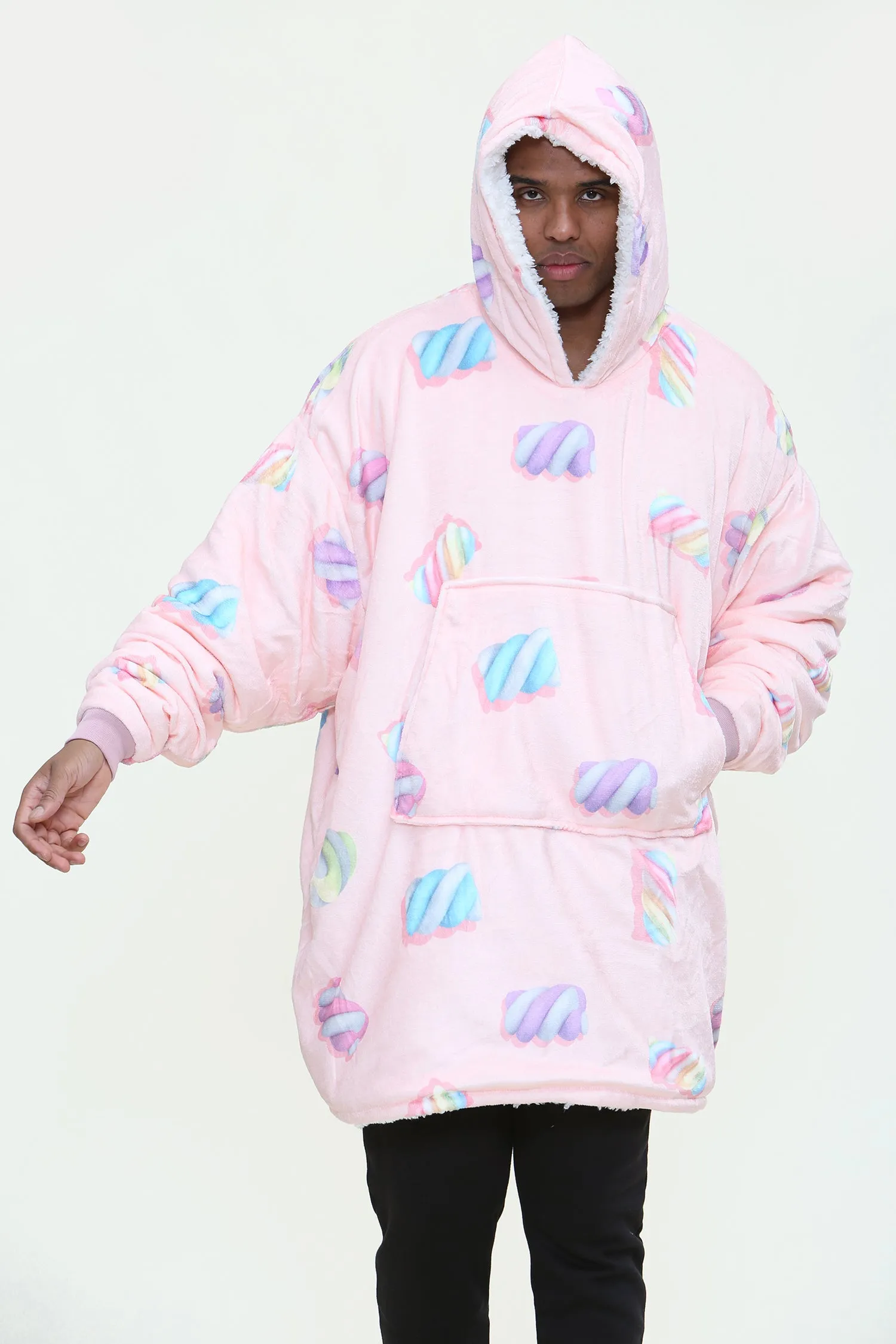 Marshmallow Hoodie Pink