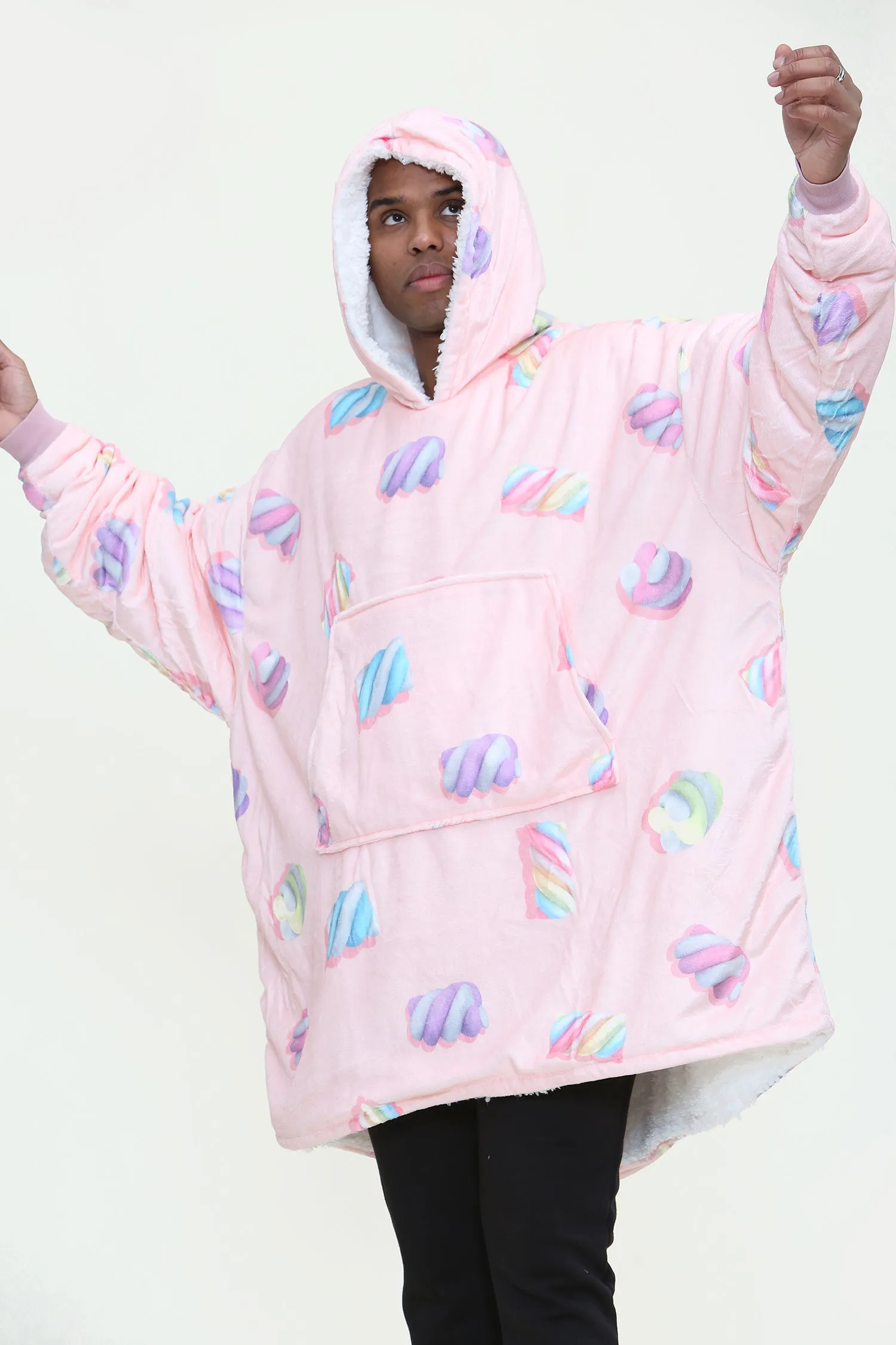 Marshmallow Hoodie Pink