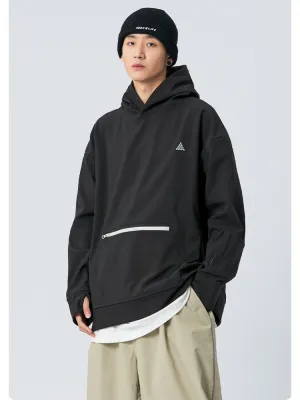 NANDN Chic Zip Pocket Hoodie - Men's