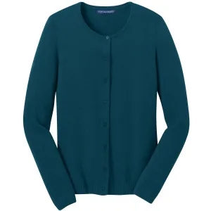 Port Authority Women's Moroccan Blue Cardigan