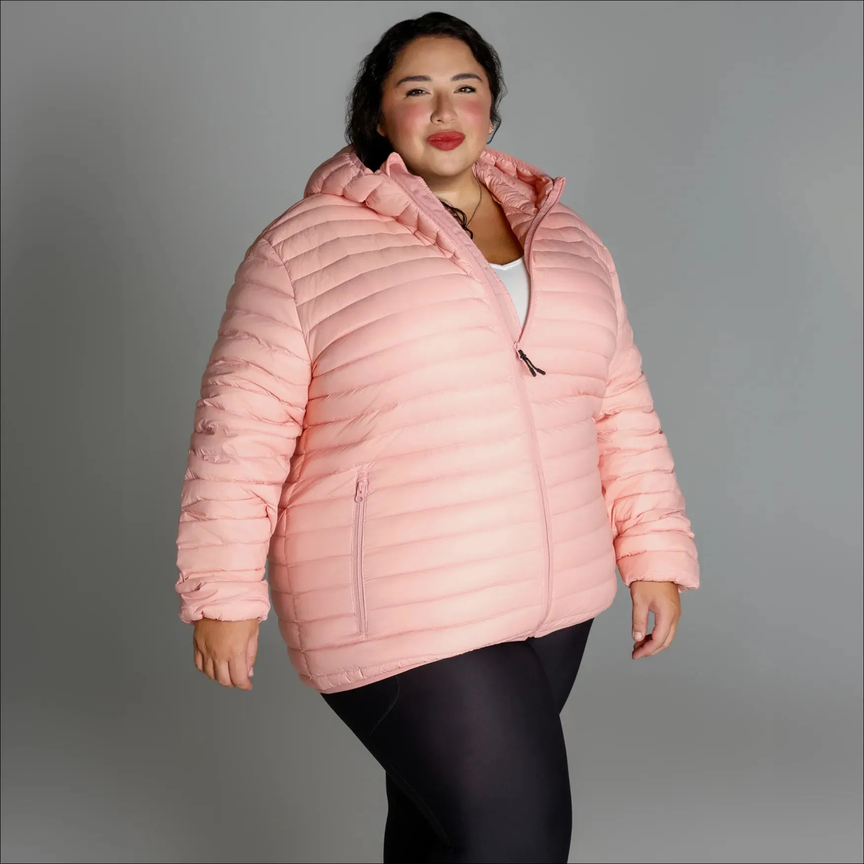 Snow Country Outerwear Women’s 1X-6X Plus Extended Size Packable Down Jacket Hooded Coat