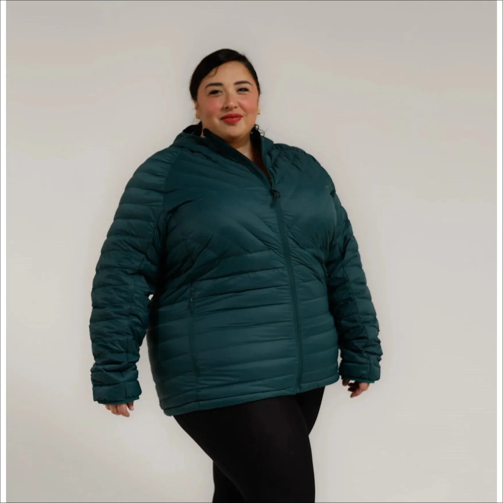 Snow Country Outerwear Women’s 1X-6X Plus Extended Size Packable Down Jacket Hooded Coat