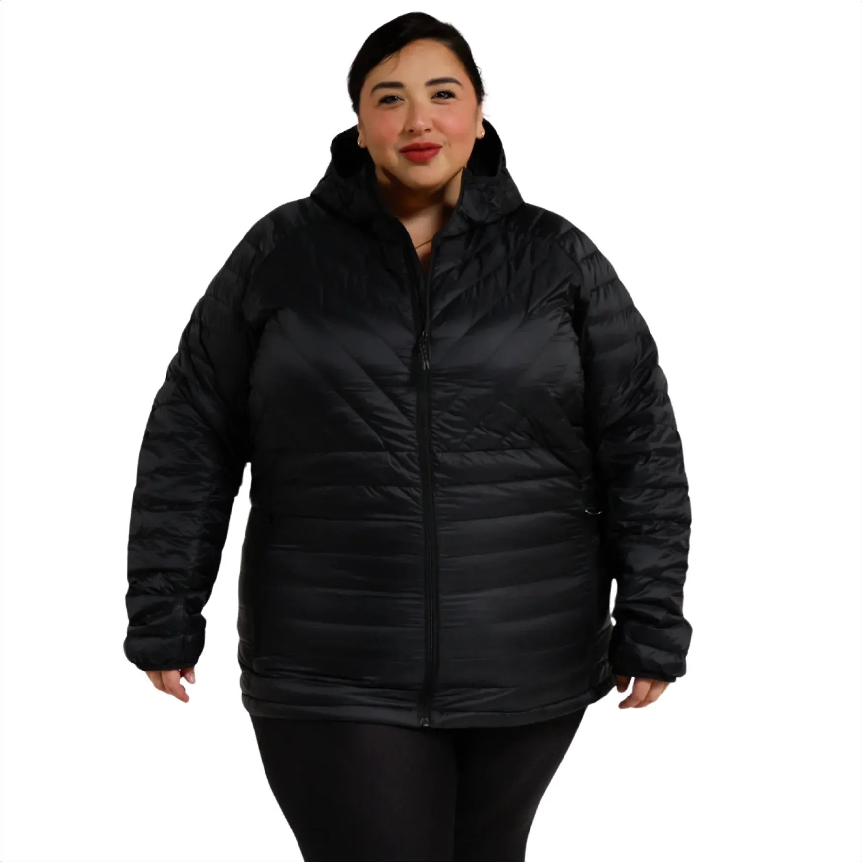 Snow Country Outerwear Women’s 1X-6X Plus Extended Size Packable Down Jacket Hooded Coat