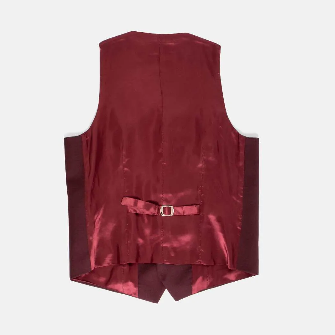 The Georgie Burgundy Vest