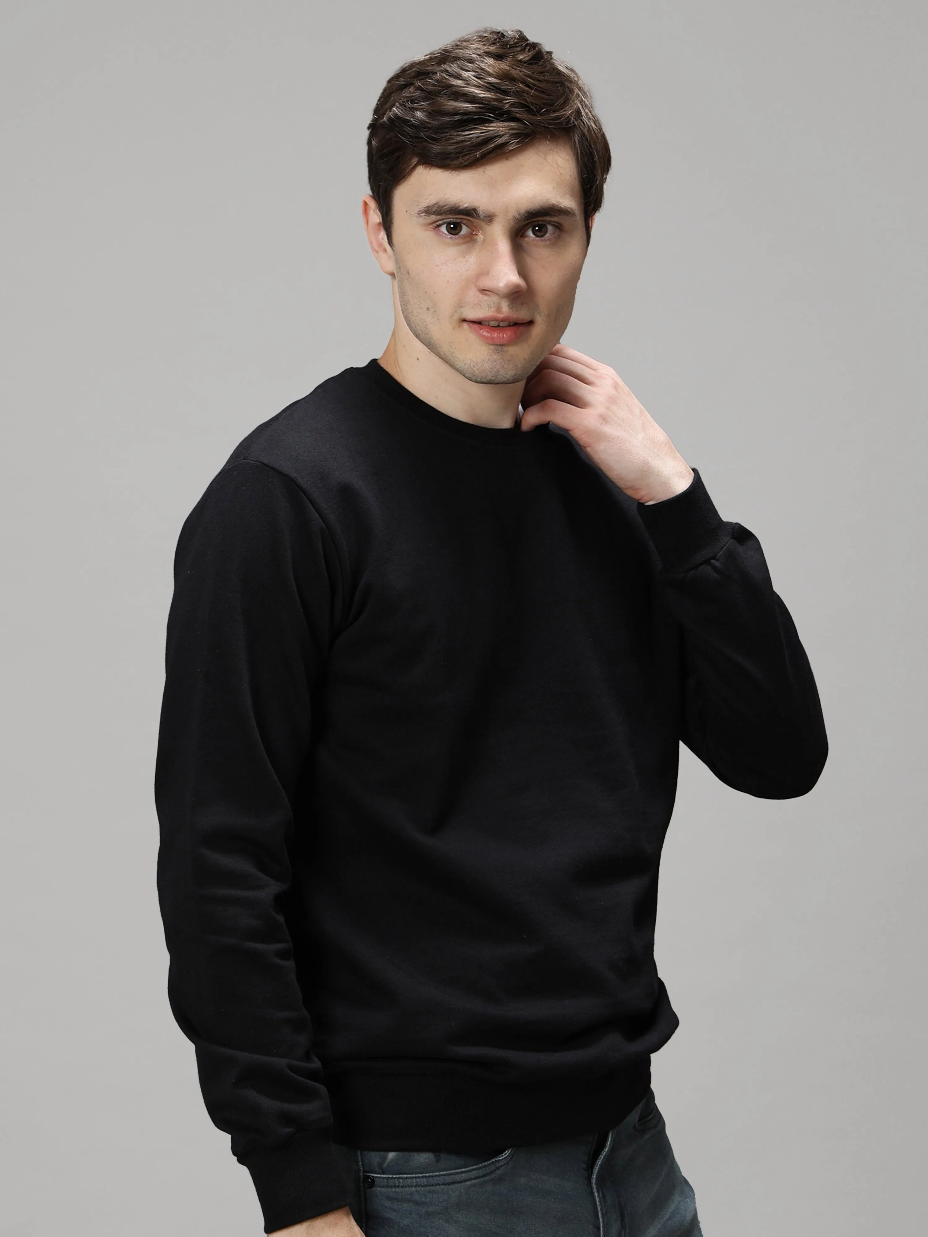 The Greenage Black Sweat Shirt