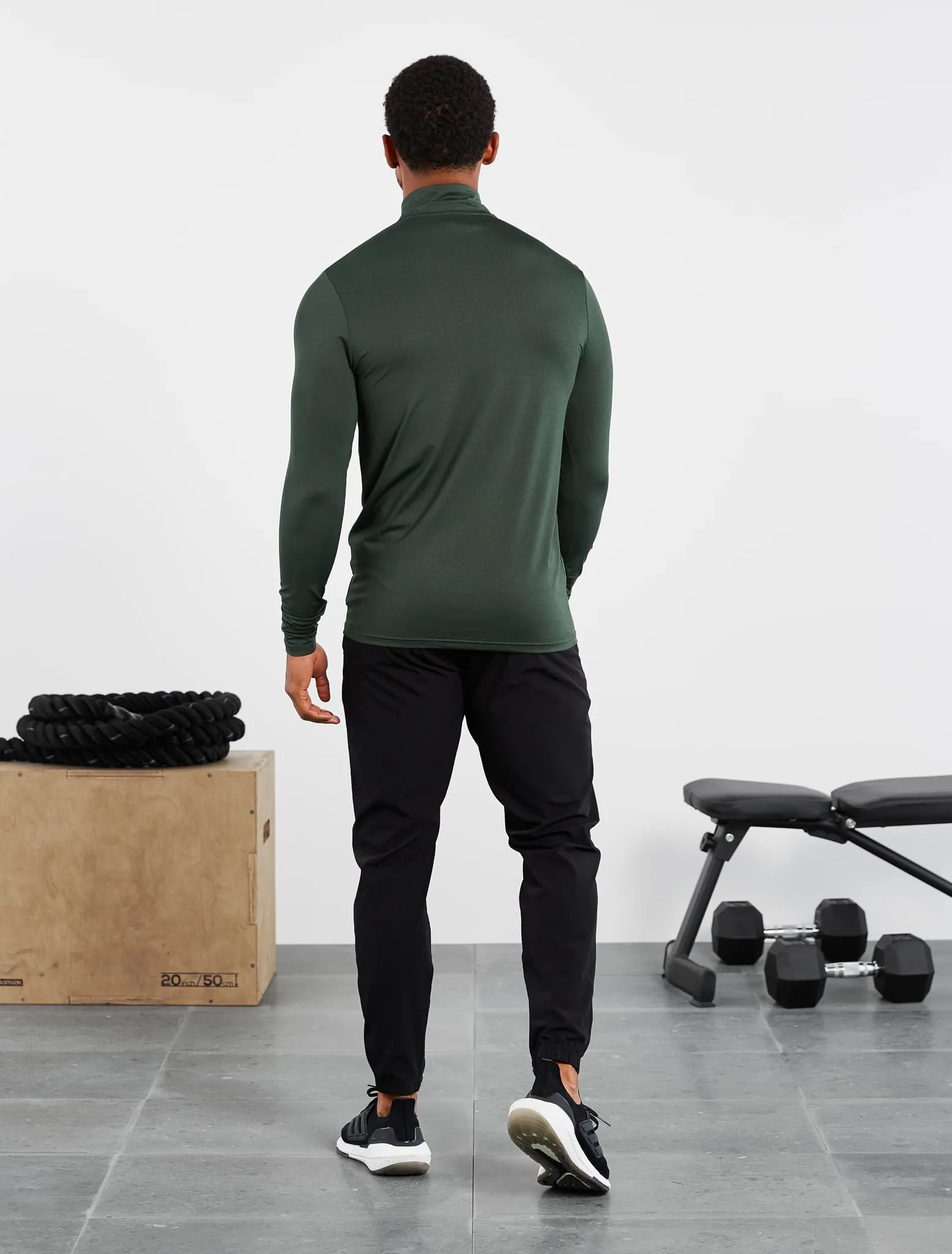 Training 1/4 Zip - Dark Green