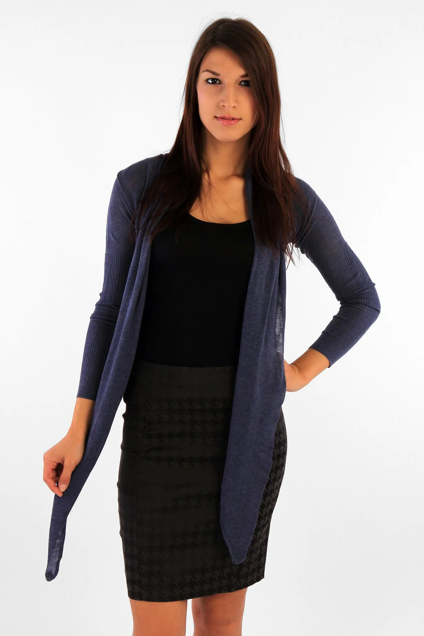 Waterfall Hem Cardigan