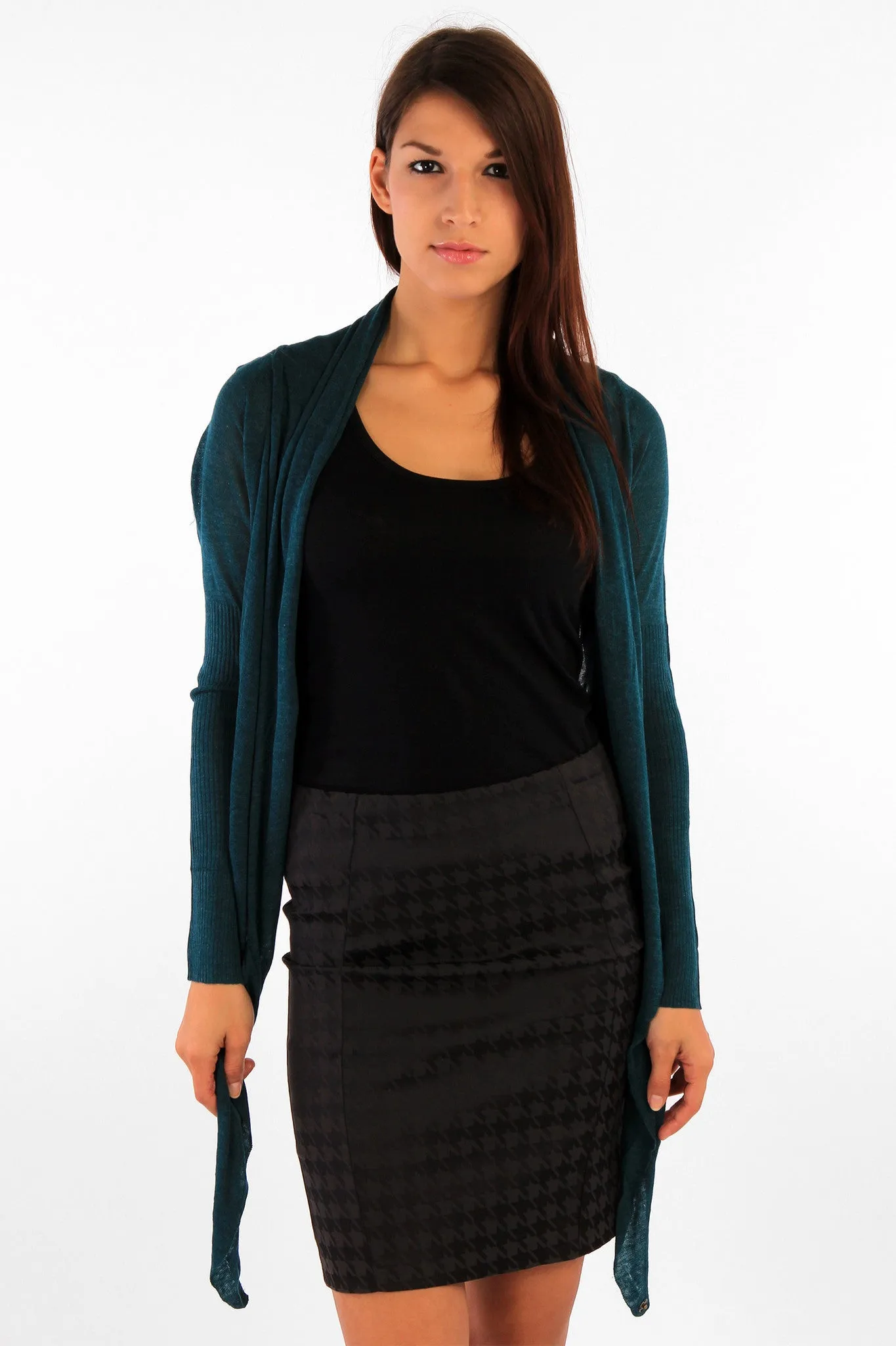 Waterfall Hem Cardigan