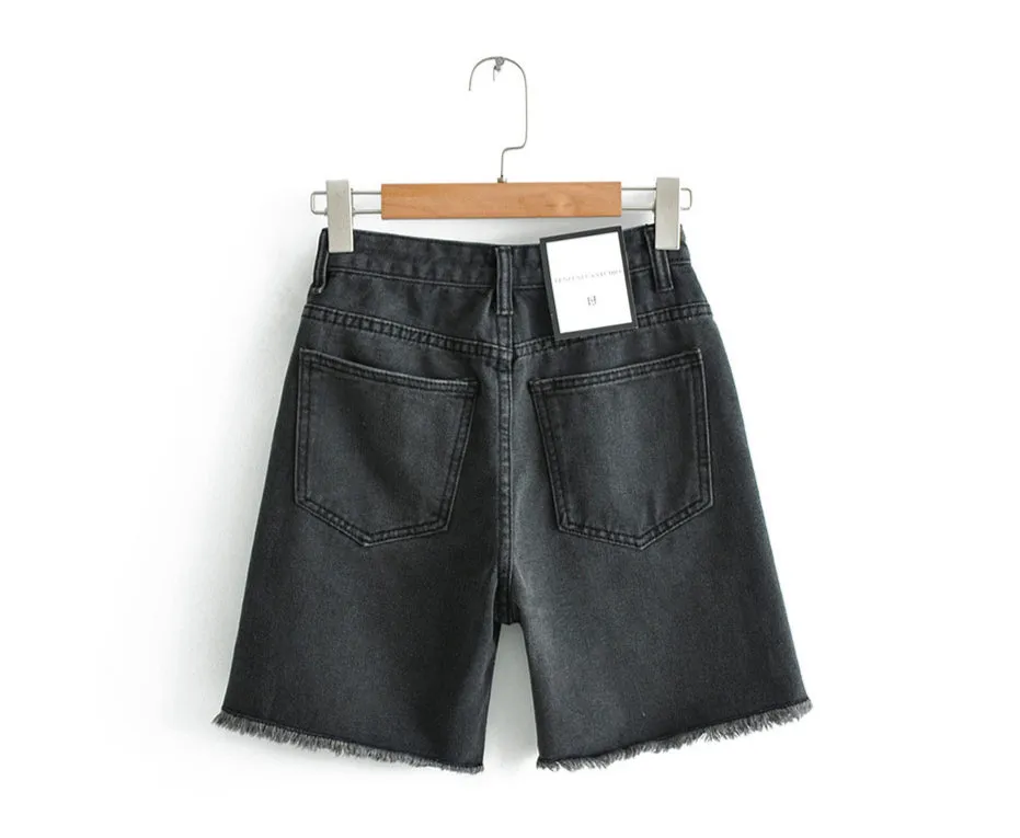 Women High waist Fifth Casual Jeans Denim Shorts